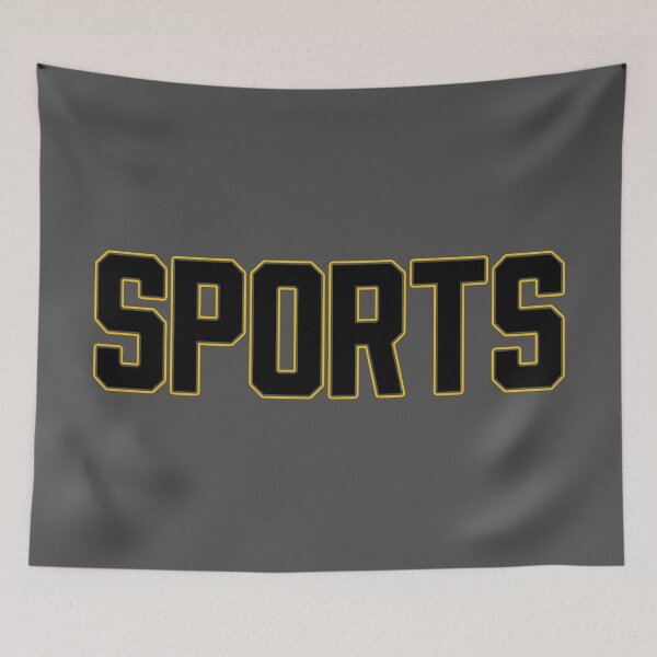 Item preview, Sports - Black and Ochre designed and sold by sillyjess.