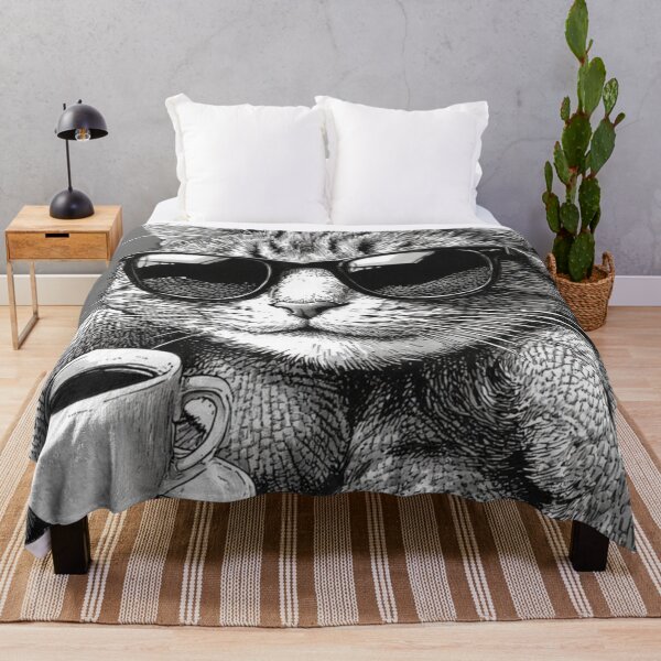 Item preview, Hipster Cat's Espresso Moment designed and sold by YAM716.