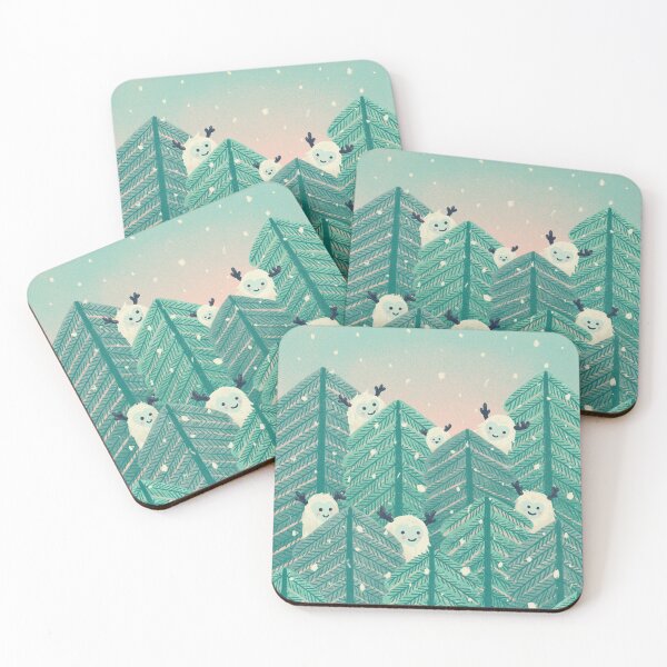 Item preview, Yetis of the North - Whimsical Winter Forest designed and sold by littleclyde.