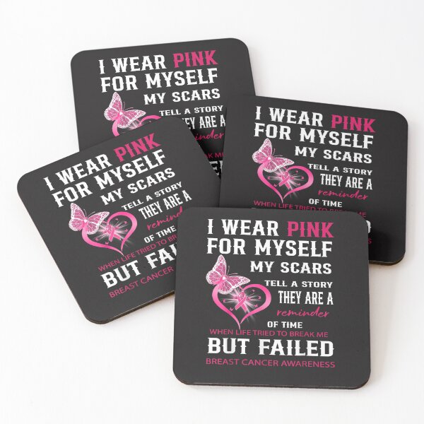 Item preview, I Wear Pink For Myself My Scars But Failed Breast Cancer  designed and sold by teemaker24.