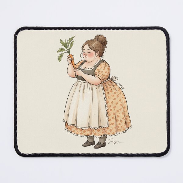Item preview, Proud Harvest: Woman Holding a Carrot designed and sold by Pasteltone.