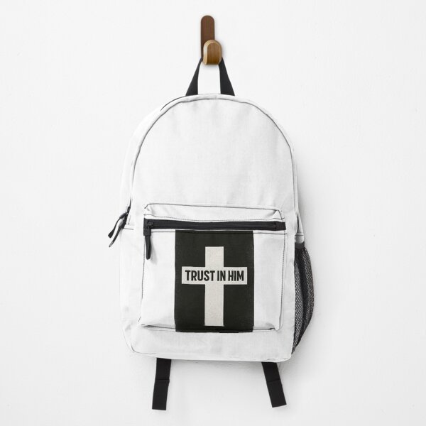 Item preview, white cross words black matte background designed and sold by ACIRE MOSI.