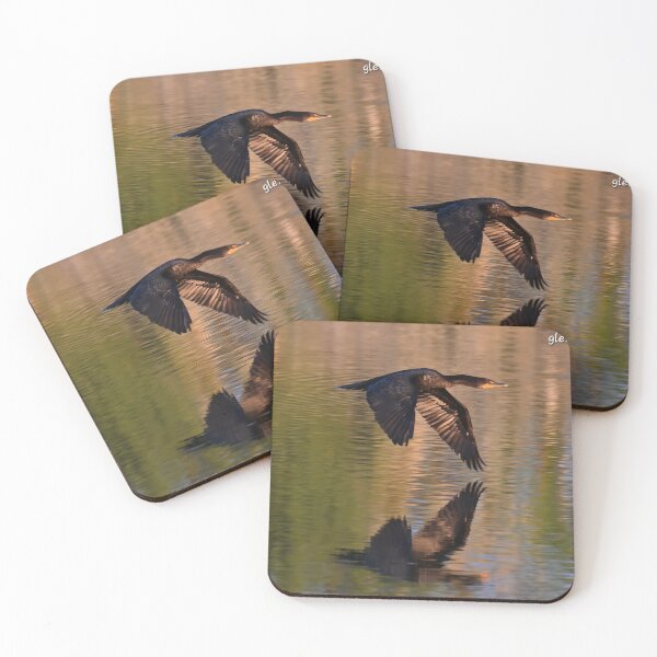 Item preview, Cormorant flying low across the water  designed and sold by Glennphotos.