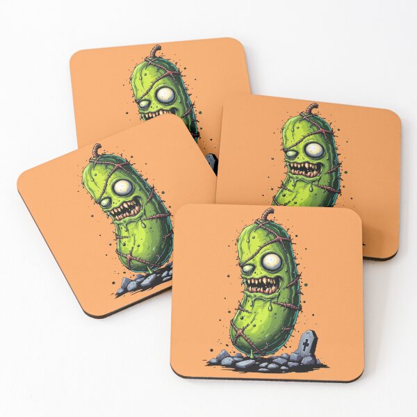 Item preview, Zombie Pickle Cartoon Illustration designed and sold by moonmymuse7.