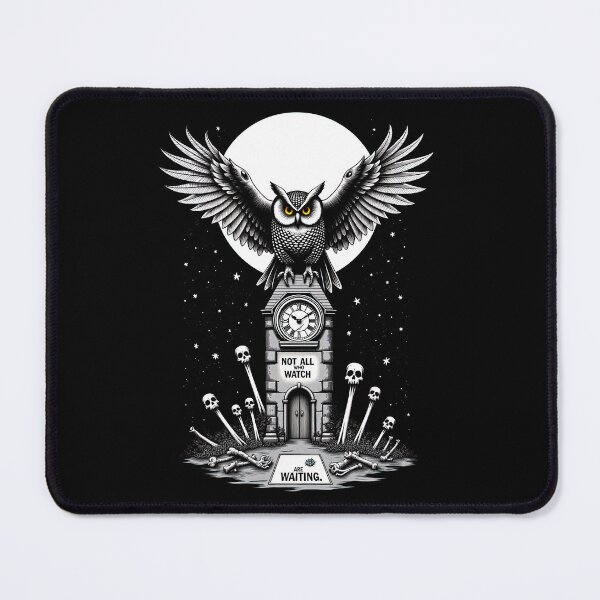 Item preview, Owl Specter – Not All Who Watch Are Waiting designed and sold by BlackPrintMrket.