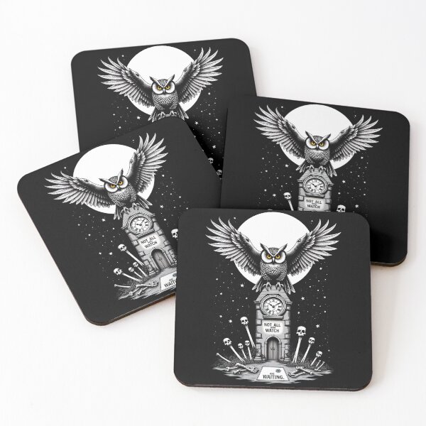 Item preview, Owl Specter – Not All Who Watch Are Waiting designed and sold by BlackPrintMrket.