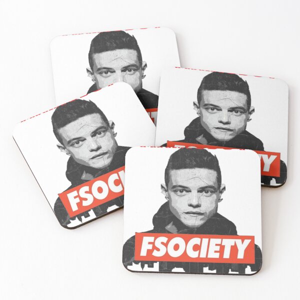 Item preview, Mr. Robot Fsociety Red Poster designed and sold by IshaanSimmon.