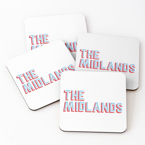 Item preview, The Midlands - red & blue designed and sold by DFA.