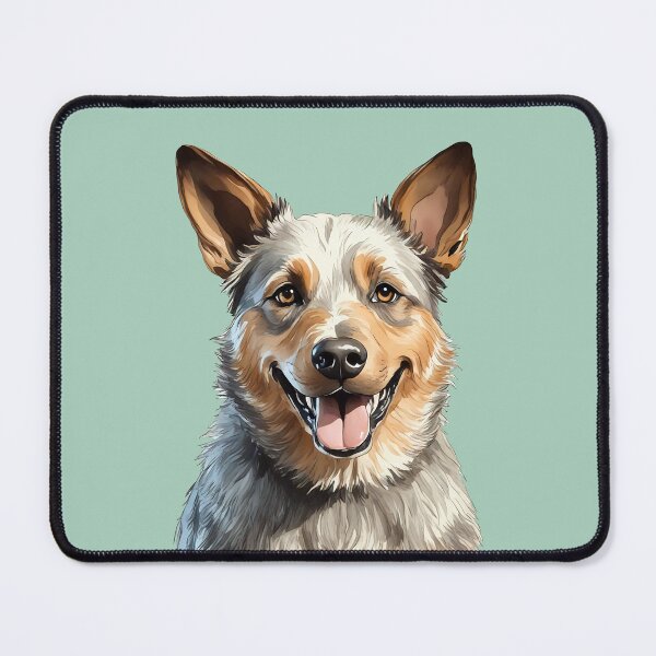 Item preview, Australian Cattle Dog Blue Heeler Puppy Watercolor (mint) designed and sold by Magnolia Valley Art.