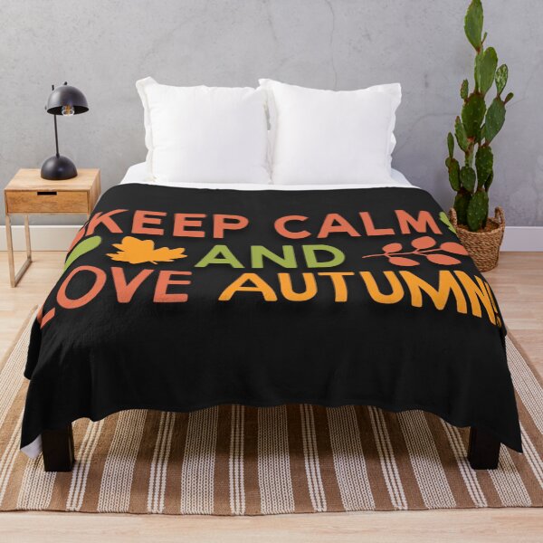 Item preview, Keep Calm and Love Autumn Fall Leaves Design designed and sold by Khadigadesings.