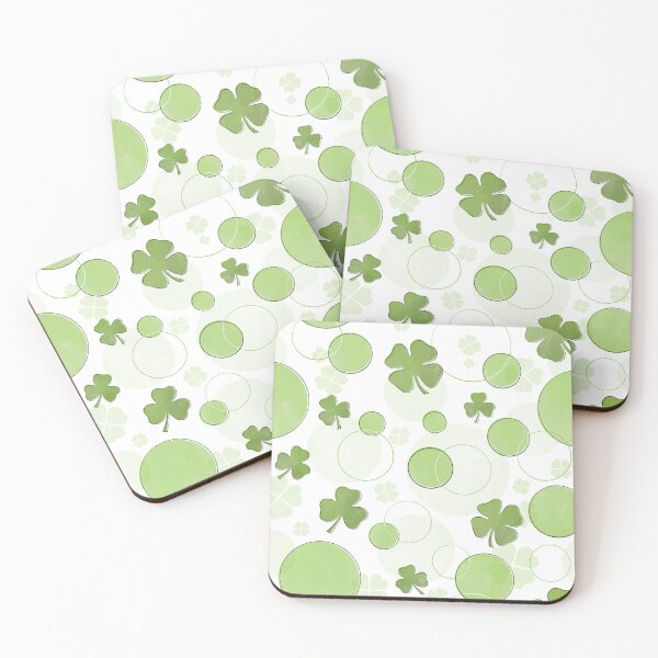 Item preview, Watercolor Clover Leaves Pattern designed and sold by Kate27sun.