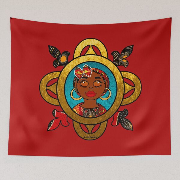 Item preview, Afro Queen Red Regal designed and sold by artbyomega.