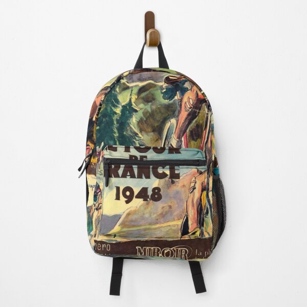 Item preview, Vintage Tour de France 1948 Magazine Cover Poster | Cycling Art Print | Mid-Century Illustration & Alpine Landscape Decor designed and sold by artofuniverse.