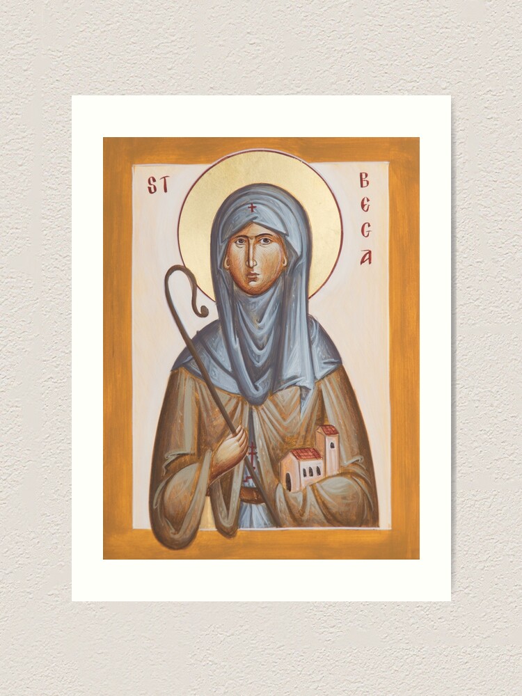 Alternate view of St Bega Art Print