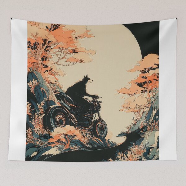 Item preview, BIKER WOLF TRAVELS .7 designed and sold by lautir.