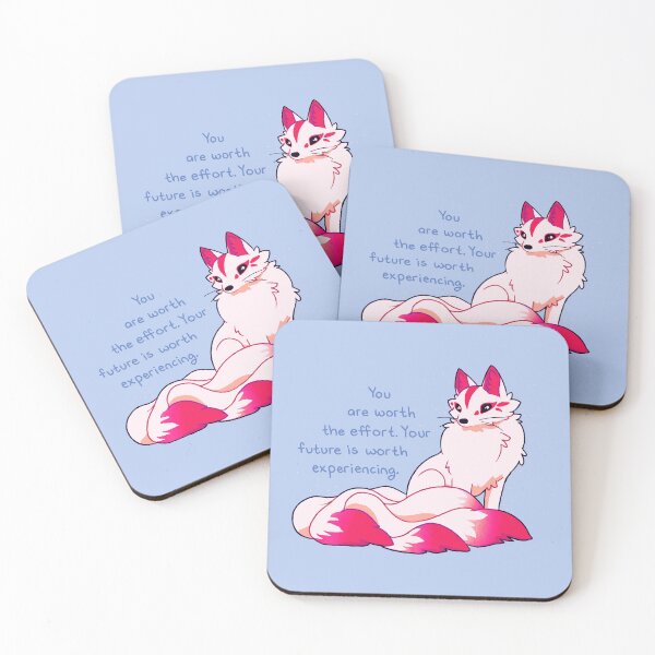 Item preview, "You Are Worth the Effort" Kitsune designed and sold by thelatestkate.