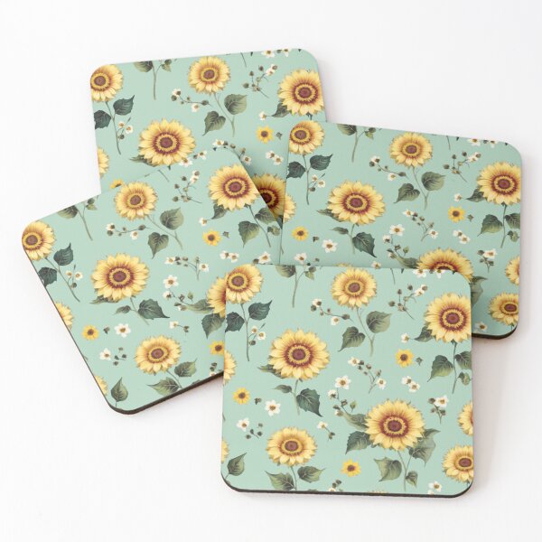 Item preview, Vintage style  sunflowers designed and sold by Nice-patterns.