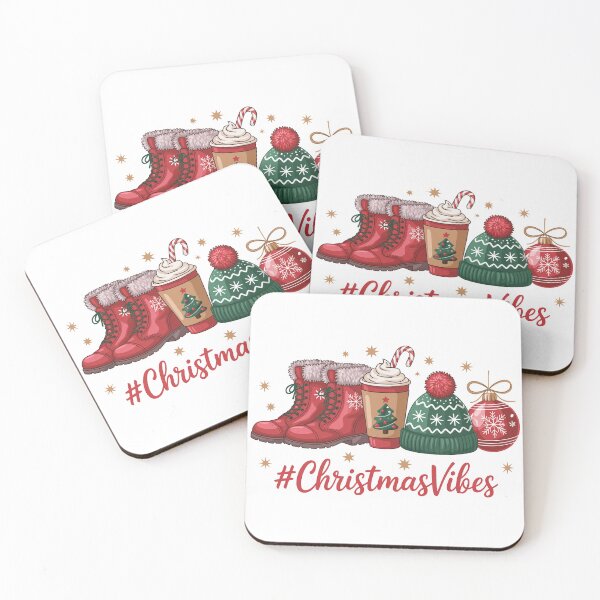 Item preview, Cosy Christmas Vibes Print designed and sold by backstitchtees.
