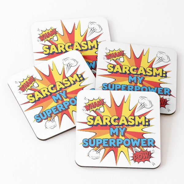 Item preview, Sarcasm My Superpower Comic Book Style Design designed and sold by Lydatrend Fashion.