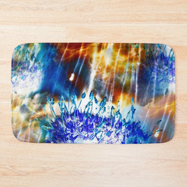 Item preview, Luminous blue moss – surreal and modern / Swiss Artwork Photography designed and sold by Raphael Wolf.