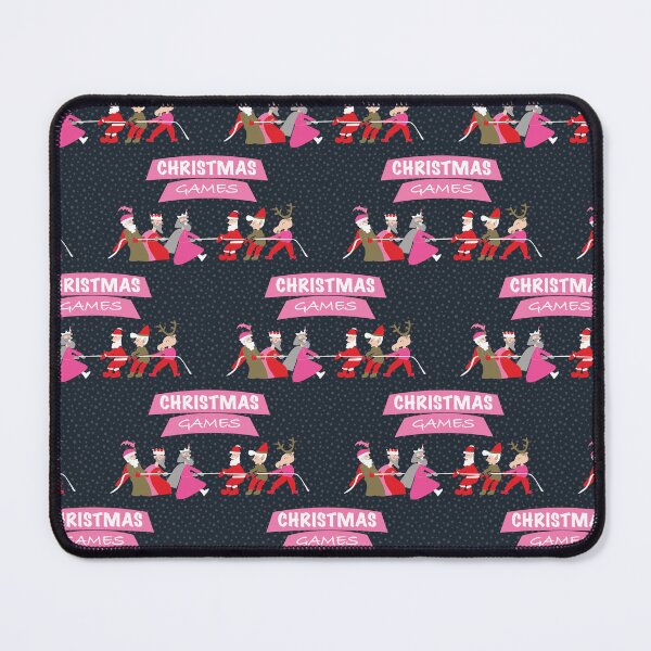 Item preview, Fun Christmas game pattern between the three wise men and Santa Claus and his companions designed and sold by WONDERPRINTVALLEY.