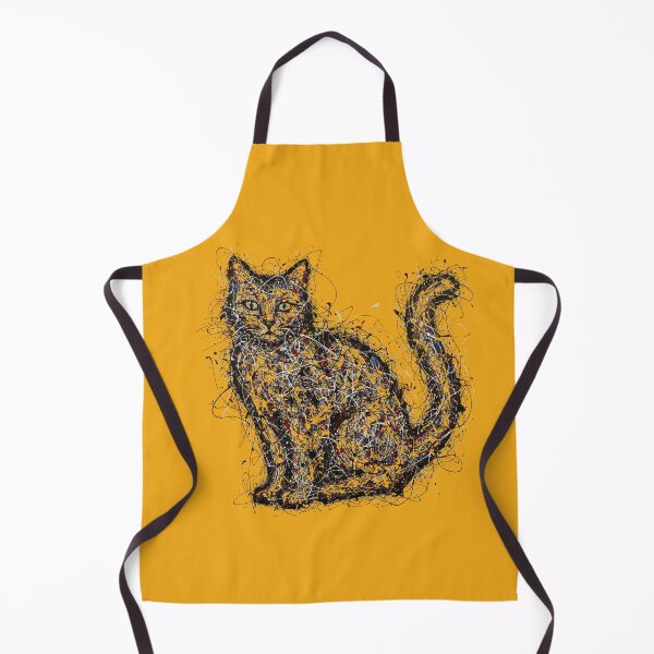 Item preview, Splatter Cat T-shirt, Cat lover t-shirt paint splatters designed and sold by Folk and Flux.