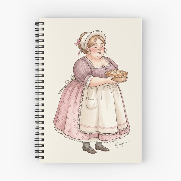 Item preview, Warm from the Oven: Woman Holding a Pie designed and sold by Pasteltone.
