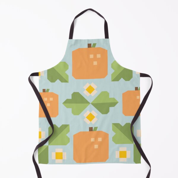 Item preview, Orange and Blossom Quilt designed and sold by GreenTStudio.