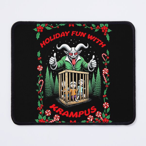 Item preview, Creepy Krampus with Naughty Kids in Cage designed and sold by TeeARTHY.