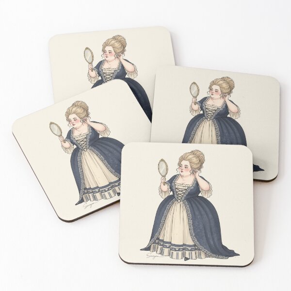 Item preview, Private Grace: Lady Checking Her Reflection designed and sold by Pasteltone.