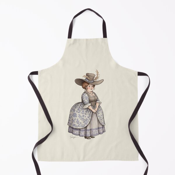 Item preview, Vintage Elegance: Woman in a Plumed Hat and Rococo Dress designed and sold by Pasteltone.
