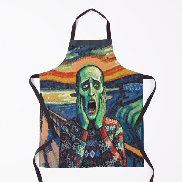 Item preview, December Distress - Edvard Munch Christmas Sweater designed and sold by taiche.