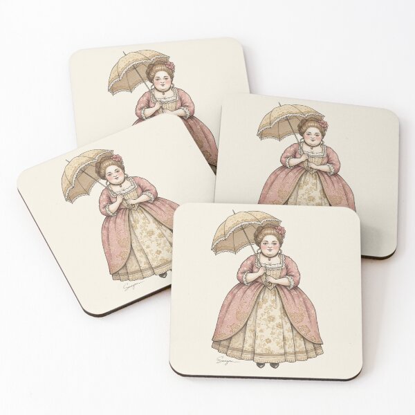 Item preview, Regal Stroll: Lady with a Lace Parasol designed and sold by Pasteltone.