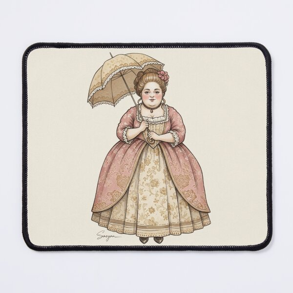 Item preview, Regal Stroll: Lady with a Lace Parasol designed and sold by Pasteltone.