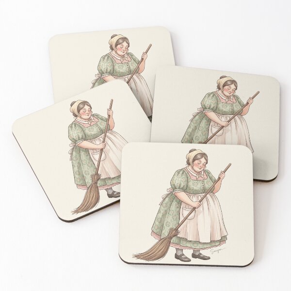 Item preview, Keeping House: Woman with a Broom designed and sold by Pasteltone.