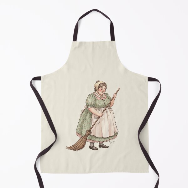 Item preview, Keeping House: Woman with a Broom designed and sold by Pasteltone.