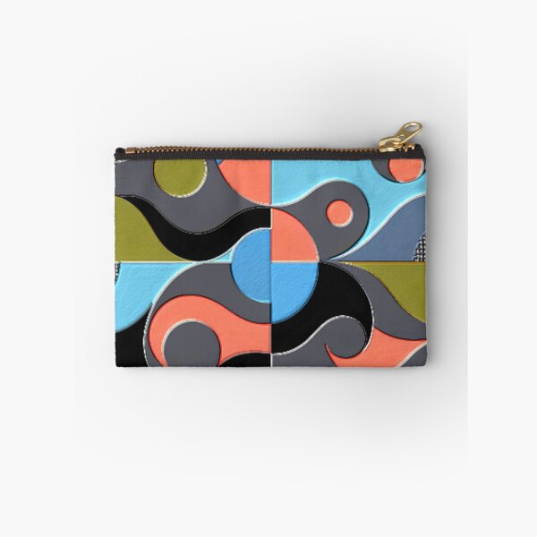 Item preview, 4 part abstract dark HSL colorful geometric design designed and sold by SmashingDeals.