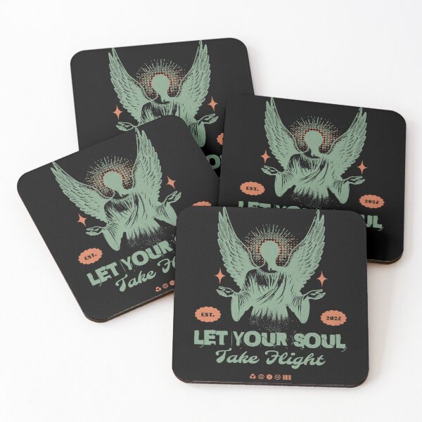 Item preview, Ler Your Soul Take Flight Angel Streetwear designed and sold by Pixel & Petal.