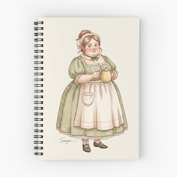 Item preview, Time for Tea: Woman with a Teapot designed and sold by Pasteltone.
