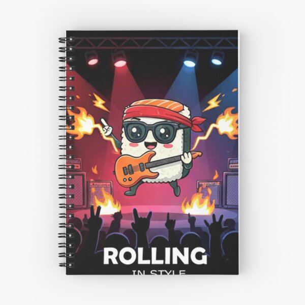Item preview, Kawaii Sushi Rock Star – Rolling in Style designed and sold by jolashop.