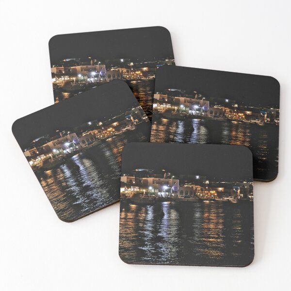 Item preview, Lipsi harbour by night, lighter edit designed and sold by paulboizot.