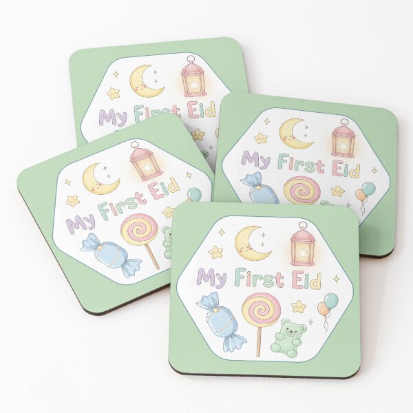 Item preview, My First Eid - Cute Candy and Gummy Bear Design for Babies designed and sold by D-Islamic.
