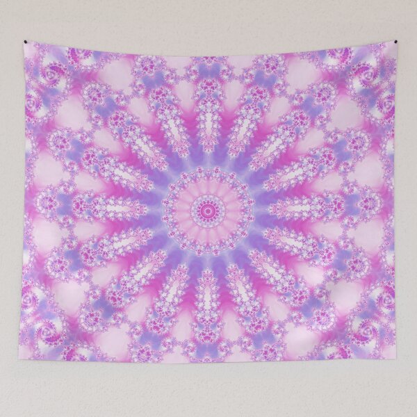 Item preview, Pale Pink, Magenta, and Purple Mandala designed and sold by Kelly Dietrich Mandala & Fractal Art.