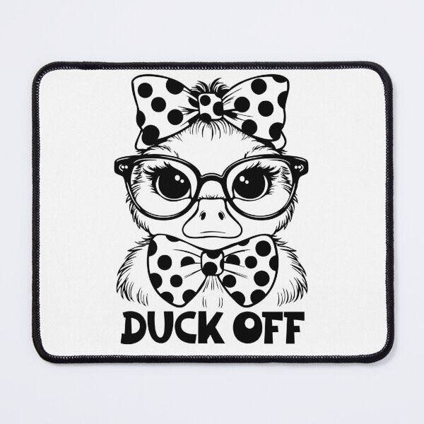 Item preview, Duck Off – Adorable Duck with Sass and Style designed and sold by ChanndannSharmaArt.
