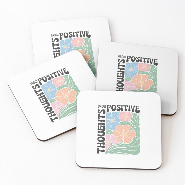 Item preview, Grow positive thoughts, Boho Floral Quote,  positive slogan, Christmas quote, Happy new year, new beginning, lets forget the past, lets look to the future designed and sold by chipmuckdesignn.