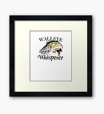 Walleye Whisperer Framed Print