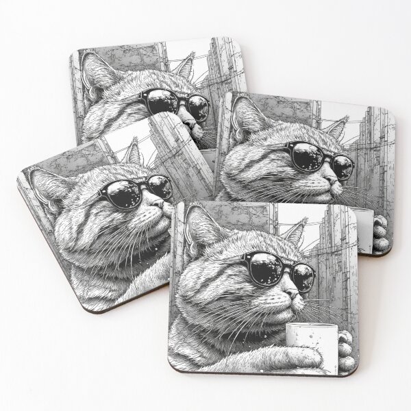 Item preview,  Alley Cat Caffeine Swagger designed and sold by YAM716.