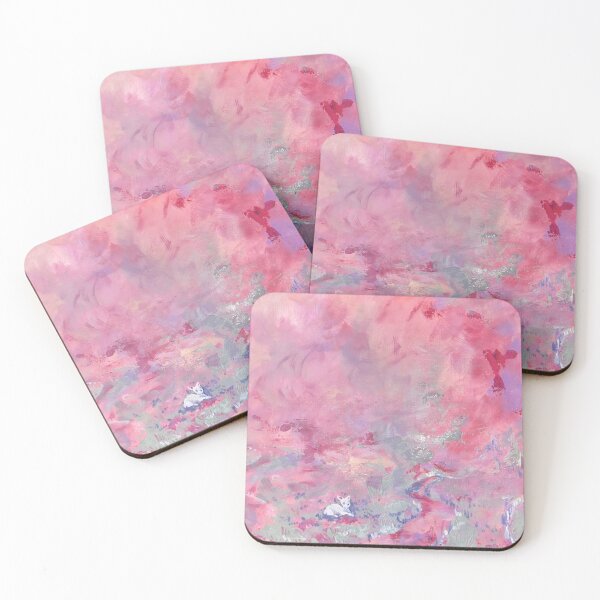Item preview, A beautifully realistic sheep stands calmly against a bold, abstract pink background in this unique hand-painted artwork designed and sold by valyaart.