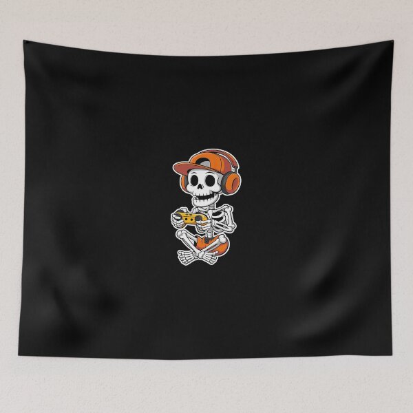 Item preview, Halloween Skeleton Gamer Video Gaming Boys Men Kids  designed and sold by dainegilbert.
