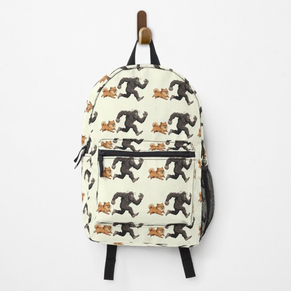 Item preview, Funny Pomeranian Bigfoot Chasing Boys Girls Kids designed and sold by FurryHavenPH.